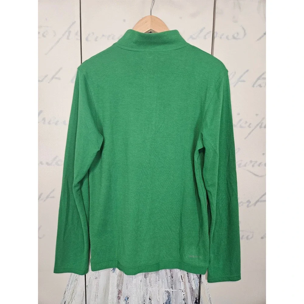 NWT Jordan Training Quarter Snap‎ Pullover Green Long Sleeve DQ7913-377 Size S